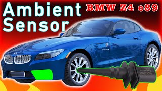 BMW Z4 E89 Ambient Temperature Sensor Location and Replacement Guide
