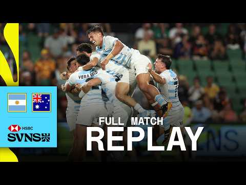 SHOCK UPSET in Perth 😱 | Argentina v Australia | HSBC SVNS Perth 2025 | Full Match Replay