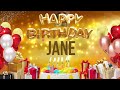 JANE Happy Birthday Jane