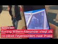 Bijzonder! Koning Willem-Alexander vliegt Feyenoord-supporters en Rijnmond-verslaggevers naar Praag