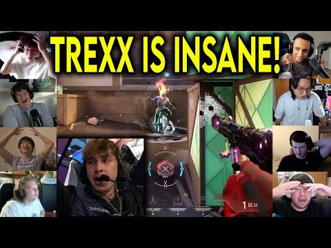 Valorant Streamers Reacts To TL Trexx Insane 1v2 CLUTCH Against Fnatic In VCT