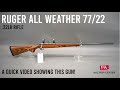 15 Ruger All Weather Model 77 22 22LR Rifle A Quick Video In Our Photo Booth