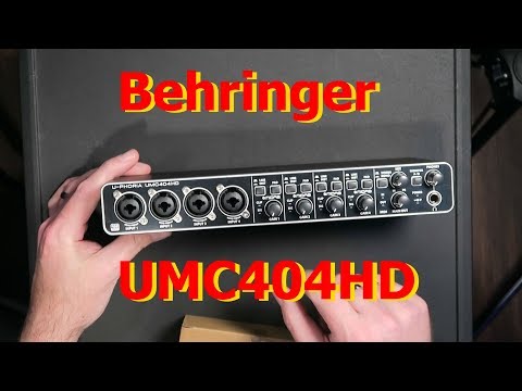 Behringer UMC404HD Unbox and Workout (Part 1)