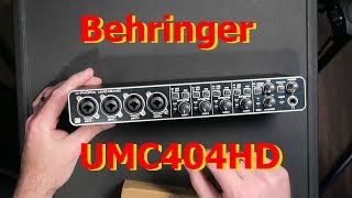 Video thumbnail for Behringer UMC404HD Unbox and Workout (Part 1) by Your Home Recording Studio