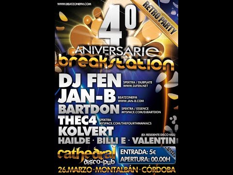 DJ FEN - 4º Aniversario BreakStation @ Cathedral Disco-Pub (Montalbán-Córdoba) [26.03.2011]