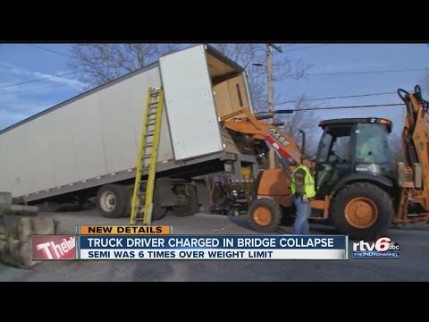 Truck driver charged in bridge collapse