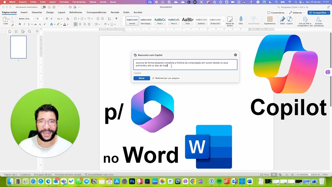 Copilot para Microsoft 365 no Word, por Mauricio Cassemiro