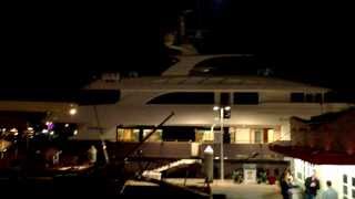 preview picture of video 'Mega Yachts Gather - Night Vista - Marina Del Rey'