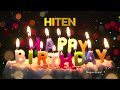 HITEN Happy Birthday Status Happy Birthday HITEN Special Wishes For HITEN Birthday