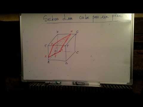 section d'un cube par un plan en ts
