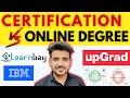 @Learnbay Online Certification Course Vs Upgrad Online Degree | Honest Review