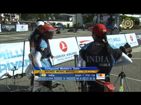 India v Venezuela – compound women's team bronze | Santo Domingo 2009 Archery World Cup S1
