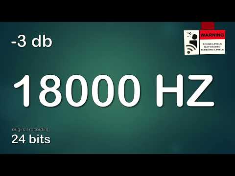 18000 Hz Prueba de Sonido | Que edad tienen tus oidos? | Test de Audición