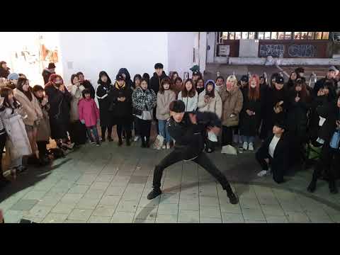 맥스(MAXXAM(MYM))-오새봄(OhSaeBom)/ 에너제틱(Energetic) - Wanna One(워너원)/1차-3/ 20191127 홍대버스킹