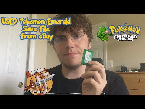 Reacting to a USED Pokemon Emerald Save File from eBay!