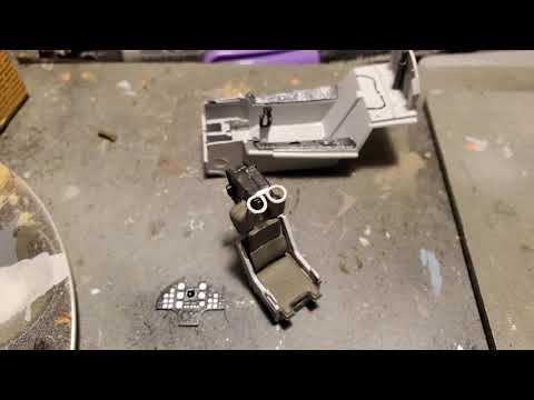 Trumpeter 02272 F8 Crusader 1/32 Scale Commission Build Part 1