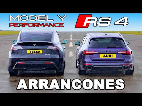 Audi RS4 vs Tesla Model Y Performance: ARRANCONES