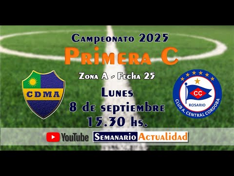 Primera "C" Campeonato 2025 - Zona "A" - Fecha 25 - Alem vs Central Córdoba de Rosario