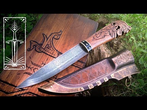 Carving the Dead-Dragon Seax - Patreon Preview