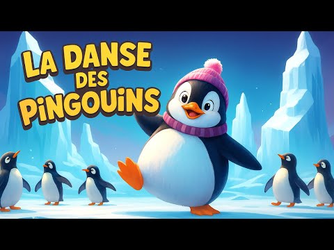 La Danse des Pingouins 🐧🎶 Chanson rigolote pour les enfants 🧊 Clip animé