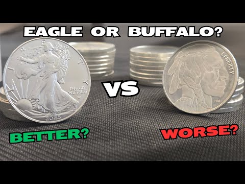 Silver Eagles vs. Silver Buffalo's – Which is Best to Stack?