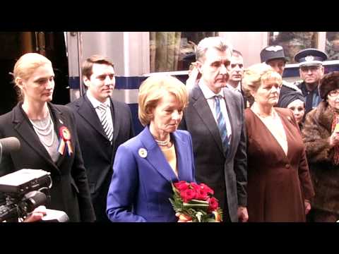 Trenul regal in statia Ploiesti Vest, 1 decembrie 2013