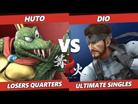 Kagaribi 7 Losers Quarters - Huto (Wario, K Rool) Vs. DIO (Snake) SSBU Ultimate Tournament