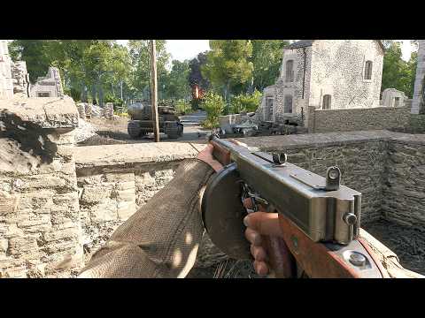 US Army BR5 - Gare de Saint-Lo - Invasion of Normandy | Enlisted Gameplay