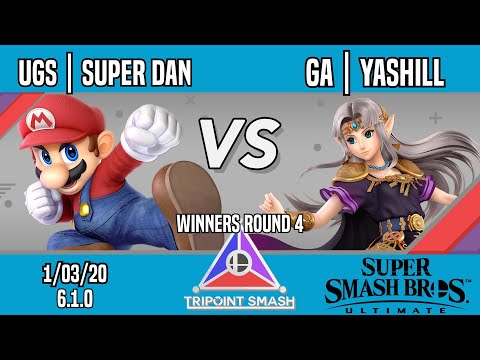 Tripoint Smash 91 - Winners Round 4 - UGS | Super Dan(Mario) Vs. GA | Yashill(Zelda)