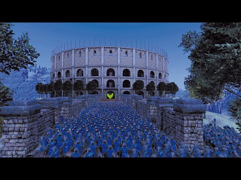 SPARTANS + GOLDEN KNIGHTS DEFEND THE COLOSSEUM AGAINST KNIGHTS OF THE HOLY SEPULCHRE - UEBS MODS