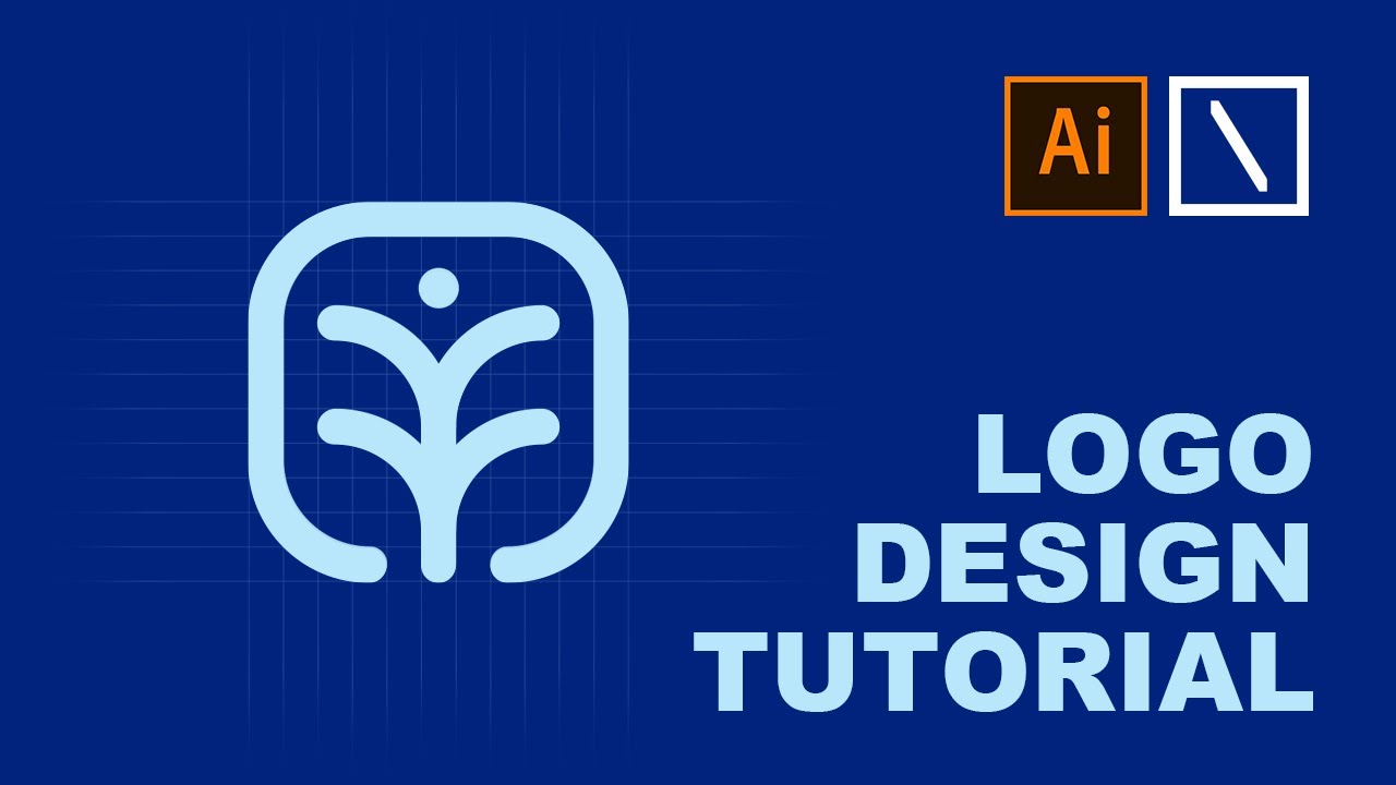 F + Tree + Fruit Logo Design | Adobe Illustrator Tutorial