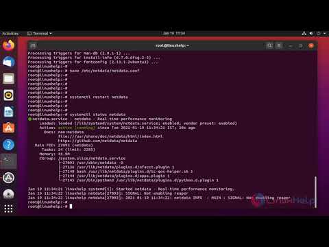 How to Install Netdata on Ubuntu 20.4.1 | LinuxHelp Tutorials