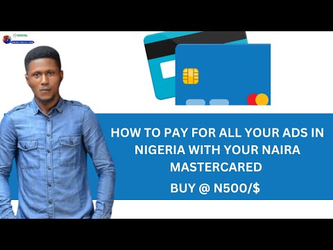 , title : 'HOW TO PAY UNLIMITEDLY FOR ALL SOCIAL MEDIA ADS IN NIGERIA WITH NAIRA MASTERCARD (@ N500/$) 2023'