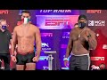 GUIDO VIANELLO VS. KINGSLEY IBEH - FULL WEIGH IN AND FACE OFF VIDEO