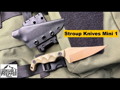 @SensiblePrepper - "Stroup Knives Mini 1 EDC Fixed Blade Knife"