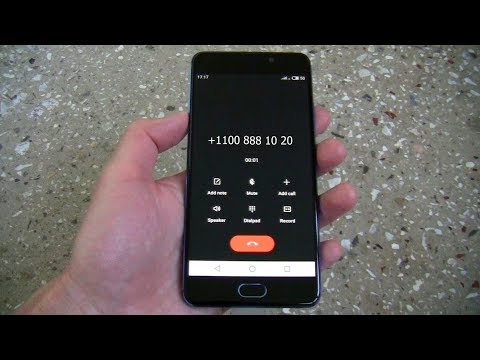 Incoming call Meizu M6 Note