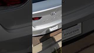 How to unlock the trunk on 2018 Hyundai Sonata if battery is dead