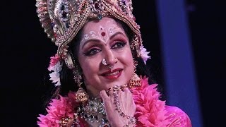 Bollywood Actor Hema Malini At The Kali Puja Function