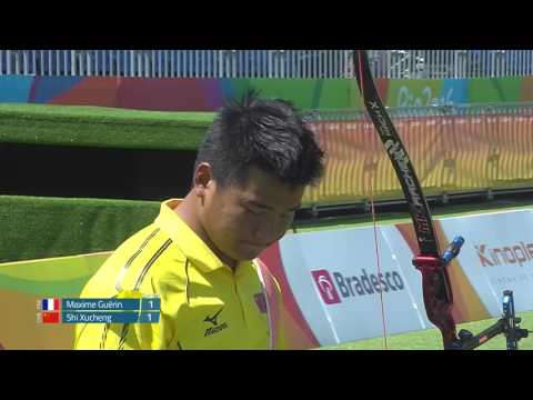Men's Individual Recurve Open, 1/16 - Shi v Guerin - Rio 2016 Paralympics