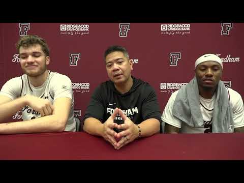 Fordham Men's Basketball vs. New Haven postgame