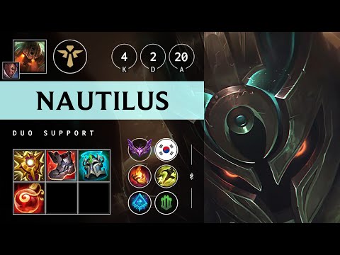 Nautilus Support vs Senna - KR Master Patch 25.10