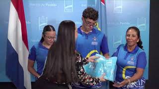 Entrega di Uniform na Atletanan cu lo participa den CONCECADE