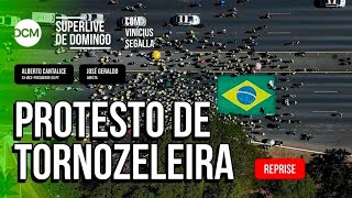 Reprise: Bolsonaristas viram piada com protesto vazio em Brasília; Eduardo diz que não renuncia