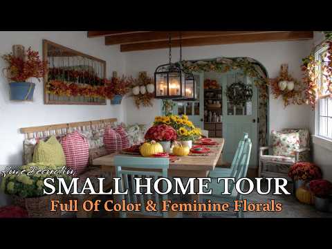 WYCIECZKA PO MAŁYCH DOMACH CZĘŚĆ 2 | Maksymalistyczny dom z żywymi kolorami, kobiecymi kwiatami i...