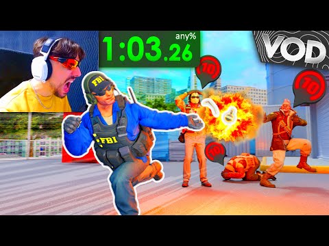 DIMA SPEEDRUNS DE_NUKE VS 3,000 ELO PLAYERS