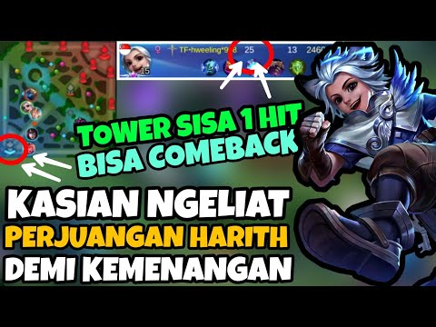 TIM KEBANTAI DAN TOWER SISA 1 GA MUNGKIN MENANG! TAPI HARITH BISA MEMBALIKAN KEADAAN - Mobile Legend