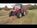 Massey Ferguson 5610 and 1840 baling 