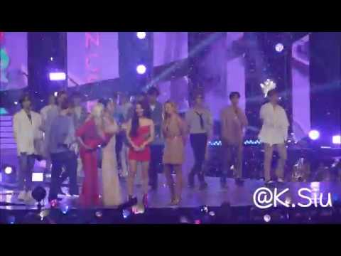 [FANCAM] 190706 SBS Super Concert Ending Cut (Taeyeon, EXO, Mamamoo, Winner, Seventeen, AB6IX)