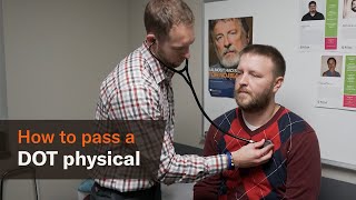 Top 5 tips on how to pass a DOT physical