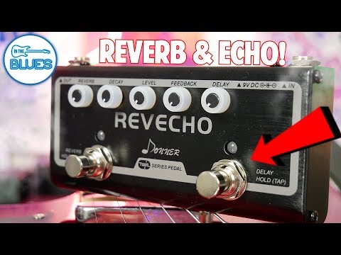 Revecho Guitar Effect Pedal 2 Mode Delay and Reverb Effects Pedal image 8